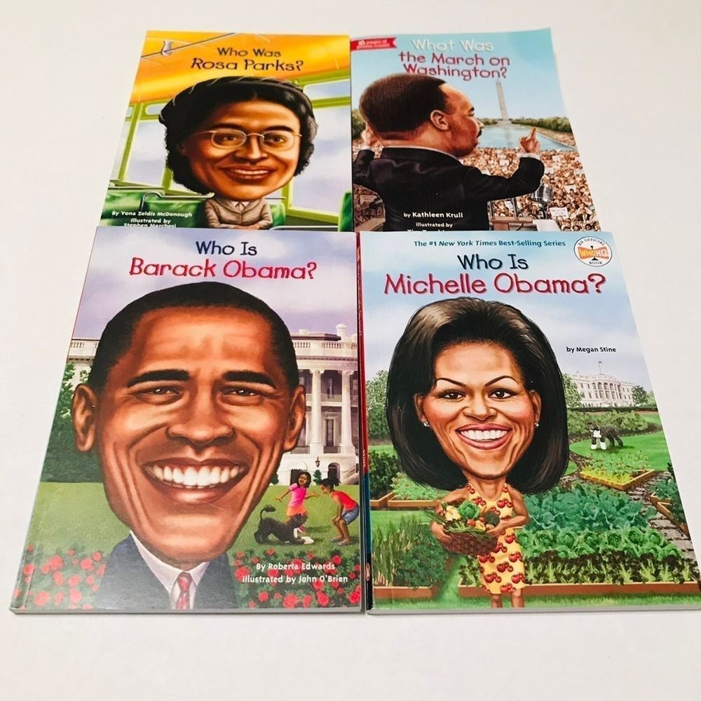 Who Was Books‎ Lot of (4) four American History children's books Preowned